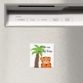 かわいいジャングルタイガーの轟音 マグネット (インサイチュ (食洗機))