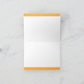 かわいいジャングル動物のサンキューカード サンキューカード (内部)