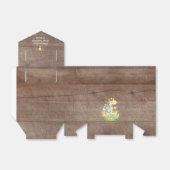 かわいいジャングル動物の赤ちゃんシャワーお願いボックス フェイバーボックス (折り畳みなし)