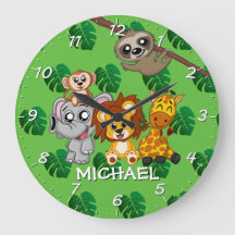 かわいいジャングル動物レインフォレストグリーン名マンガ