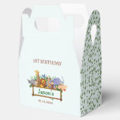 かわいいジャングル動物誕生日お願いボックス フェイバーボックス (オープン)