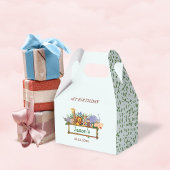 かわいいジャングル動物誕生日お願いボックス フェイバーボックス