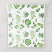 かわいいジャングル動物1st誕生日ベビーシャワー プレイスカード (内部開封)