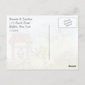 かわいいジャンプするカエルby a wellありがとう ポストカード (裏面)