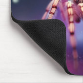 かわいいジャンプするクモの鮮やか色 マウスパッド (コーナー)