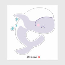 かわいいジャンプクジラのグラフィック