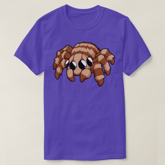 かわいいジャンプクモ1 Tシャツ (デザイン正面)
