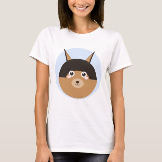 かわいいジャーマンシェパードTシャツ | 可愛い犬好き Tシャツ