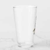 かわいいジャーマン・シェパード犬の漫画のカスタム タンブラーグラス (右)