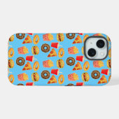 かわいいジュンクフード iPhone 15ケース (裏面横)
