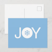 かわいいジョイクリスマス ポストカード (正面/裏面)
