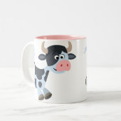 かわいいジョギングマンガカウマグカップ ツートーンマグカップ (正面左)