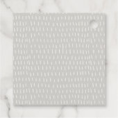 かわいいジョーママカンガルーフローラリースベビーシャワー フェイバータグ (裏面)