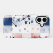 かわいいジンガムパステルフォンケース iPhone 16ケース (裏面横)