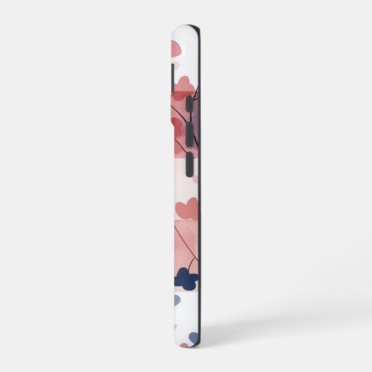 かわいいジンガムパステルフォンケース iPhone 16ケース (左側面)