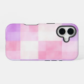 かわいいジンガムパステルフォンケース iPhone 16ケース (裏面横)
