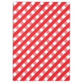 かわいいジンガムパーソナライズされたクリップボード クリップボード (裏面)