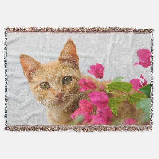 かわいいジンジャーキッチンウォッチ スローブランケット (正面)