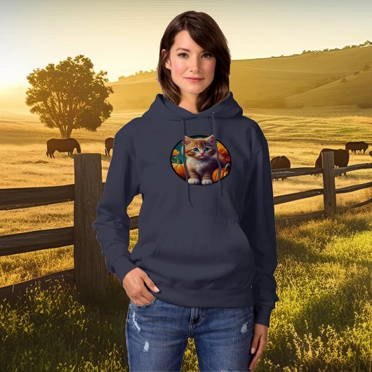 かわいいジンジャーキットンオータムハーベストカボキンズ女子 パーカ