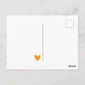 かわいいジンジャーキャット – キッズ誕生日 ポストカード (裏面)