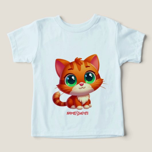 かわいいジンジャータビー子猫のキャラクター (デザイン正面)