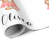 かわいいジンジャーパンの包み紙シート ラッピングペーパー (ロールコーナー)