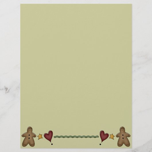 かわいいジンジャーパンレシピページ (正面)