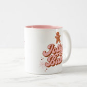 かわいいジンジャーブレッドすてきクッキーベ ツートーンマグカップ (正面右)