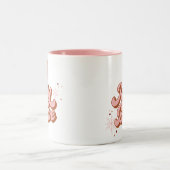 かわいいジンジャーブレッドすてきクッキーベ ツートーンマグカップ (中央)