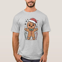 かわいいジンジャーブレッドのクリスマスキャラクターデザイン