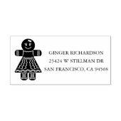 かわいいジンジャーブレッドの少女 ラバースタンプ (インプリント)