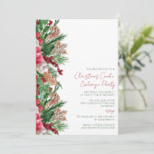 かわいいジンジャーブレッドクッキー交換パーティー 招待状 (スタンド正面)