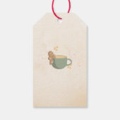 かわいいジンジャーブレッドクリスマスホリデースティッカー ギフトタグ (裏面)