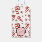 かわいいジンジャーブレッドクリスマス ギフトタグ (裏面)