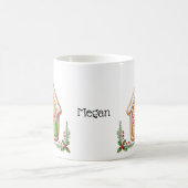 かわいいジンジャーブレッドハウスカスタムクリスマスマグカップ コーヒーマグカップ (中央)