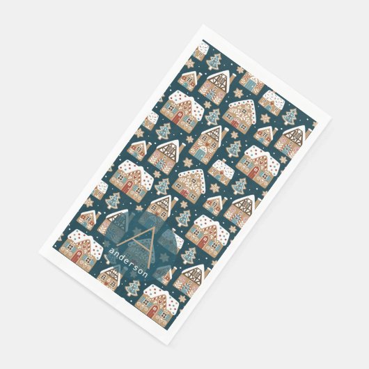 かわいいジンジャーブレッドハウス&クッキーブルークリスマス (コーナー)