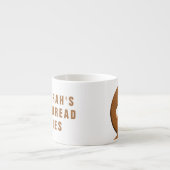 かわいいジンジャーブレッドマンクッキークリスマスホリデイ エスプレッソカップ (正面)