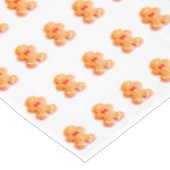 かわいいジンジャーブレッドマンクリスマスズホリデイ4アン テーブルクロス (アングル)