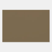 かわいいジンジャーブレッドマンクリスマスホリデーベイカーギフト ラッピングペーパーシート (正面3)