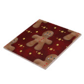 かわいいジンジャーブレッドマンクリスマス タイル (側面)