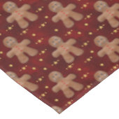 かわいいジンジャーブレッドマンクリスマス テーブルクロス (アングル)