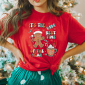 かわいいジンジャーブレッドマンクリスマスTシャツ Tシャツ