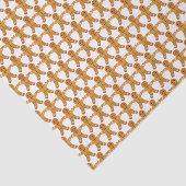 かわいいジンジャーブレッドマンパターンクリスマス 薄葉紙 (詳細)