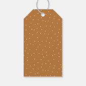 かわいいジンジャーブレッドマンベイビーシャワーありがとう ギフトタグ (裏面)