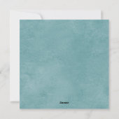 かわいいジンジャーブレッドマンメリークリスマスホリデーカード シーズンカード (裏面)