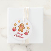 かわいいジンジャーブレッドマンメリークリスマス フェイバータグ (インサイチュ)