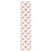 かわいいジンジャーブレッドマン&ペパーミントキャンディークリスマス ショートテーブルランナー (正面)