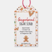 かわいいジンジャーブレッド🍪ラブホリデーで作る ギフトタグ (裏面)