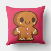 かわいいジンジャーブレッド クッション (裏面)