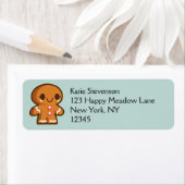 かわいいジンジャーブレッド ラベル (インサイチュ)